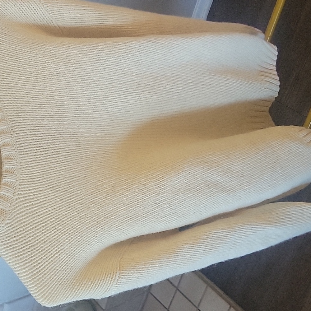 Brandy Meville new white oversized knit sweater